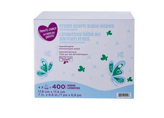 Parent's Choice Fresh Scent Textured Baby Wipes