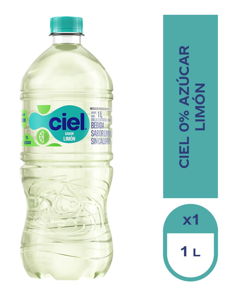 Ciel · Agua saborizada 0% azúcar, limón (1 L)