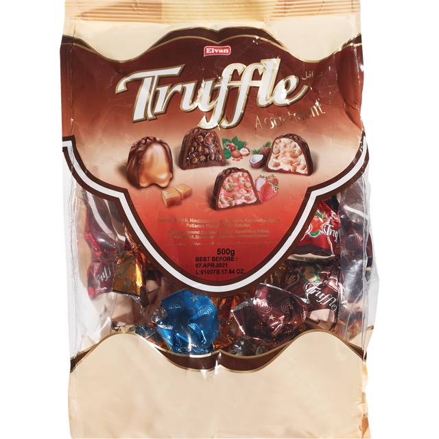 Elvan Truffle Assortment Milk Chocolate W/Assorted Fillings