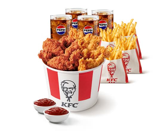 Hot & Crispy Bucket Menu pour 4