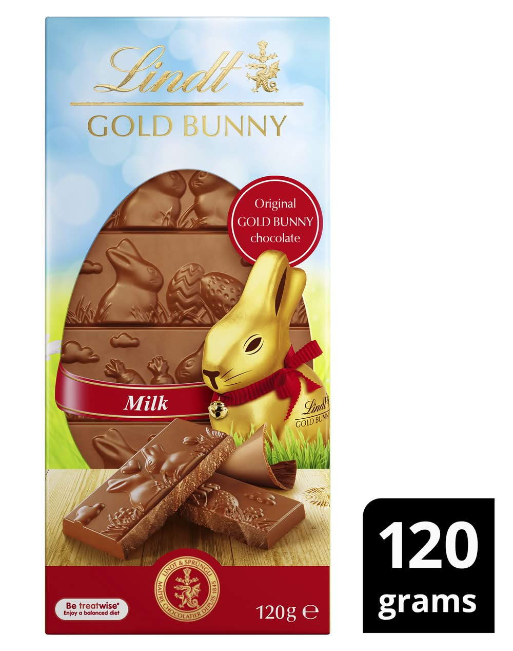 Lindt Gold Bunny Milk Chocolate (120g)