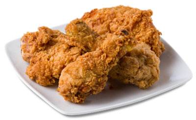 Deli Fried Chicken Mixed 4 Piece Hot - Each (Available After 10 Am)