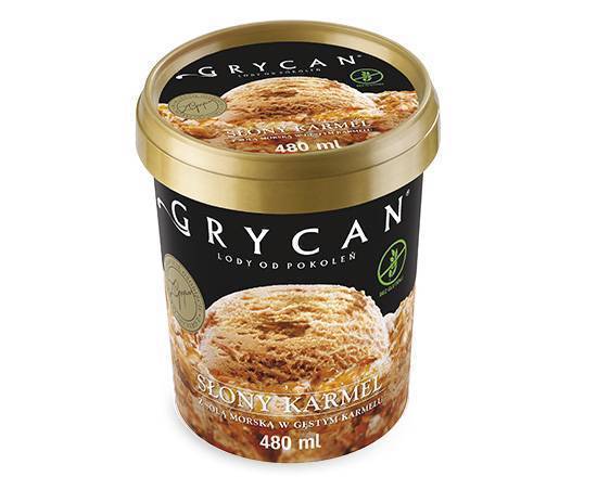 Lody Grycan Słony Karmel z Solą Morską (480 ml)