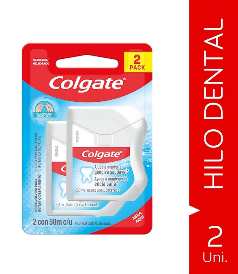 Colgate · Pack hilo dental 50m (2 )