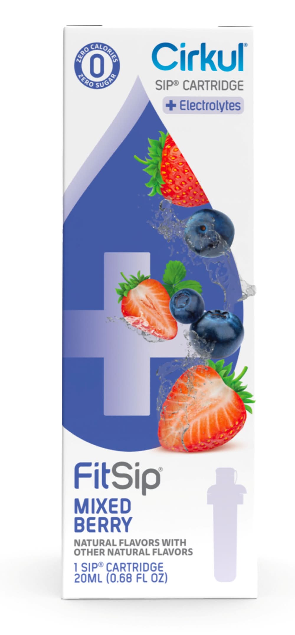 Cirkul FitSip 0.68-fl oz Mixed Berry Flavor Cartridge