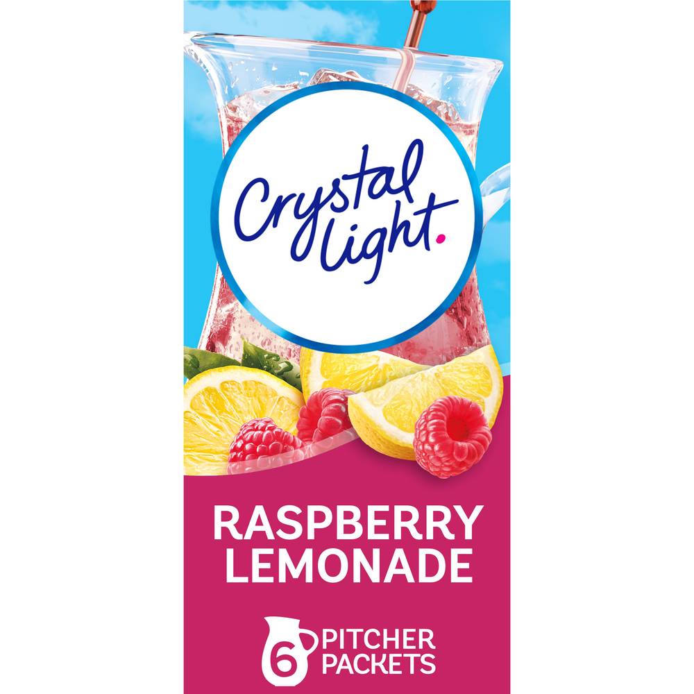 Crystal Light Raspberry Lemonade Drink Mix (6 ct, 0.3 oz)