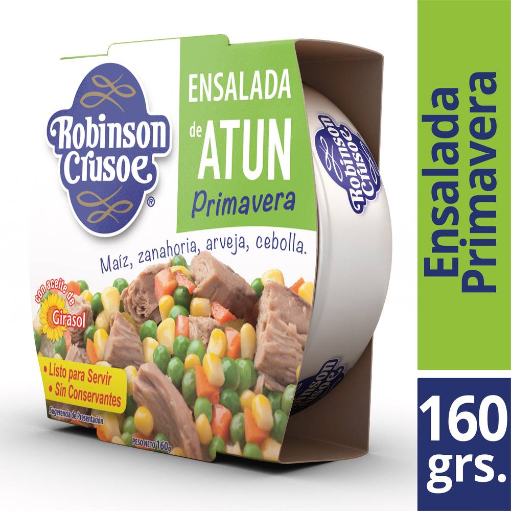 Robinson Crusoe · Ensalada de atún primavera (160 g)