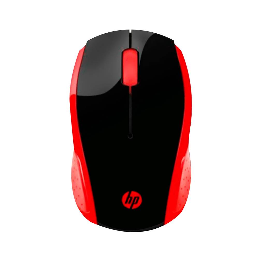 Hp mouse inálambrico 200 rojo (1 u)