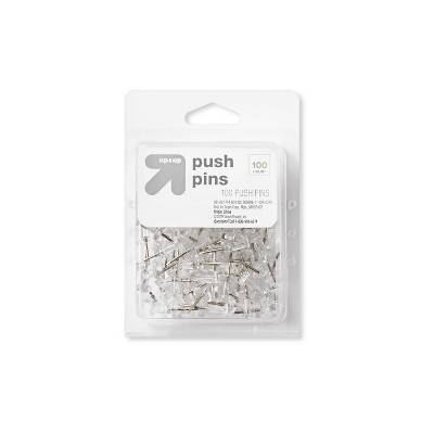 Up&Up Multipurpose Staple Push Pins (100 ct)