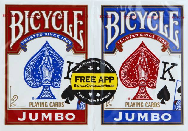 Bicycle Jumbo Playing Cards Decks (2 ct)