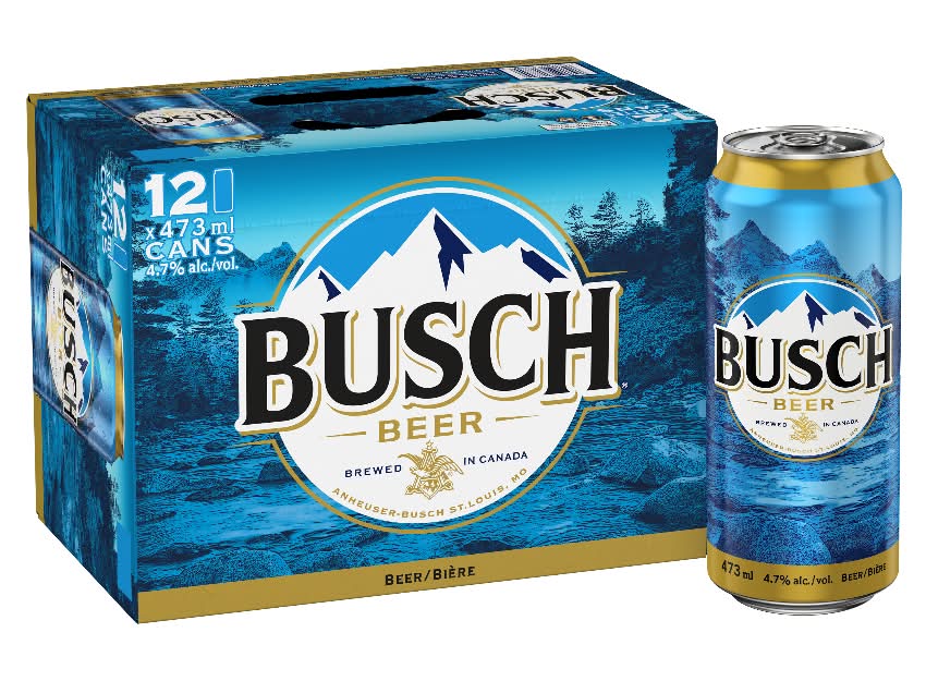 Busch Lager Beer (12 x 473 ml)