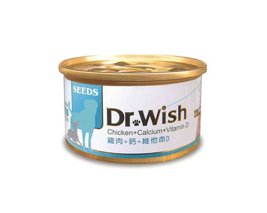【惜時Dr.Wish】狗罐雞+鈣+維他命D(藍)85g#20665760