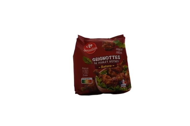 Carrefour Sensation - Grignottes de poulet rôties nature