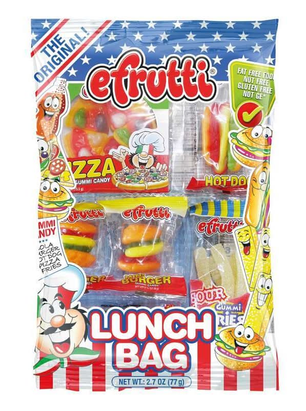 E Frutti Lunch Bag Assorted Gummi Candy 2.7oz
