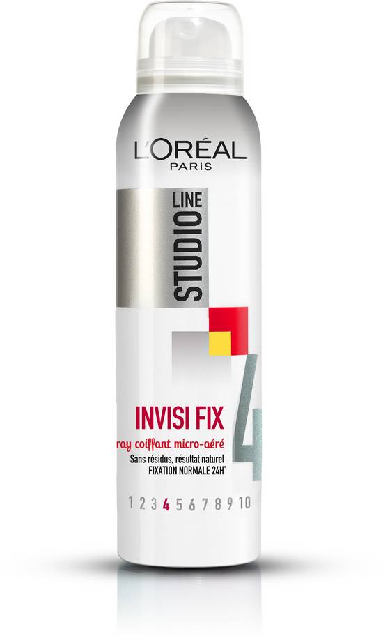 L'oréal - Paris studio line invisi fix spray coiffant micro-aéré fixation normale 4 (150 ml)
