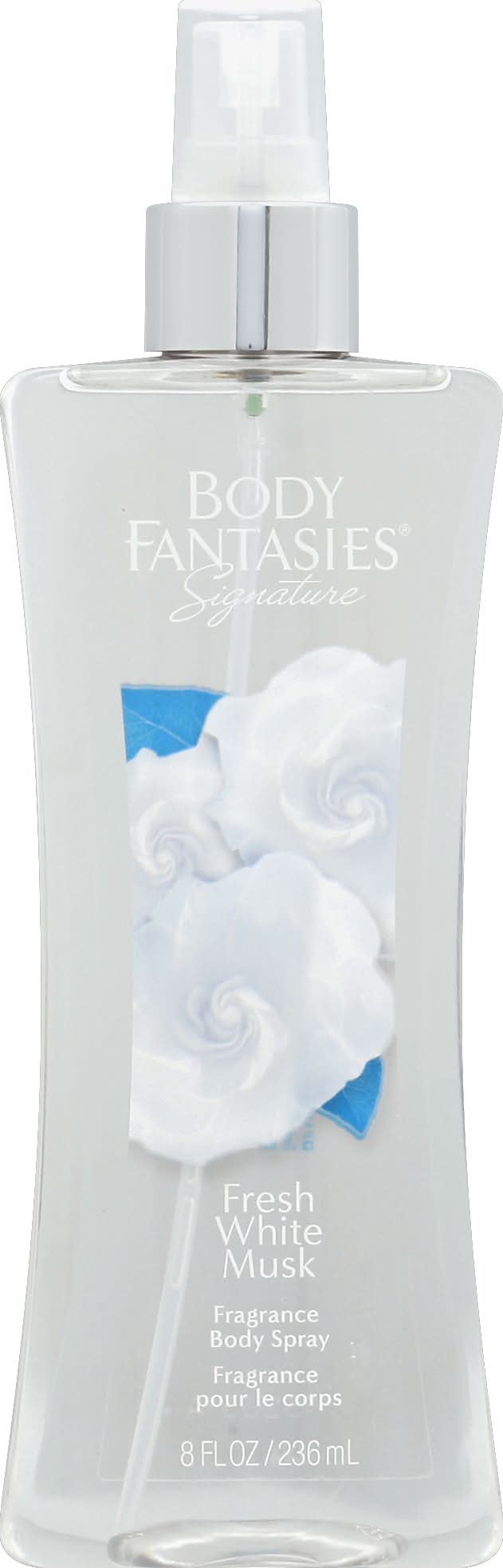 Body Fantasies Signature Body Spray, Fresh White Musk (8 fl oz)