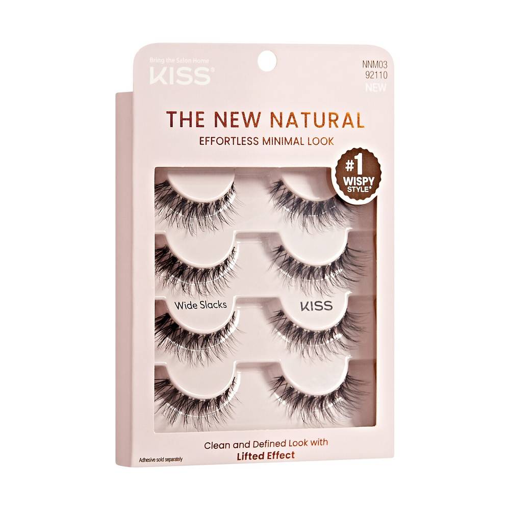 KISS The New Natural False Lashes Wide Slacks (8 ct)