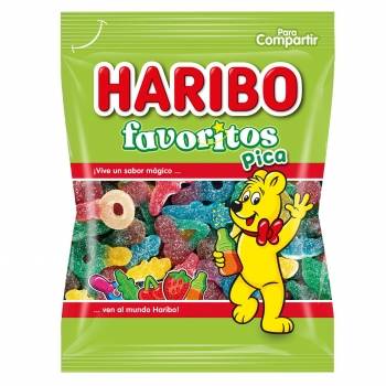 Caramelos de goma y pica pica Favoritos Pica Haribo 150 g.