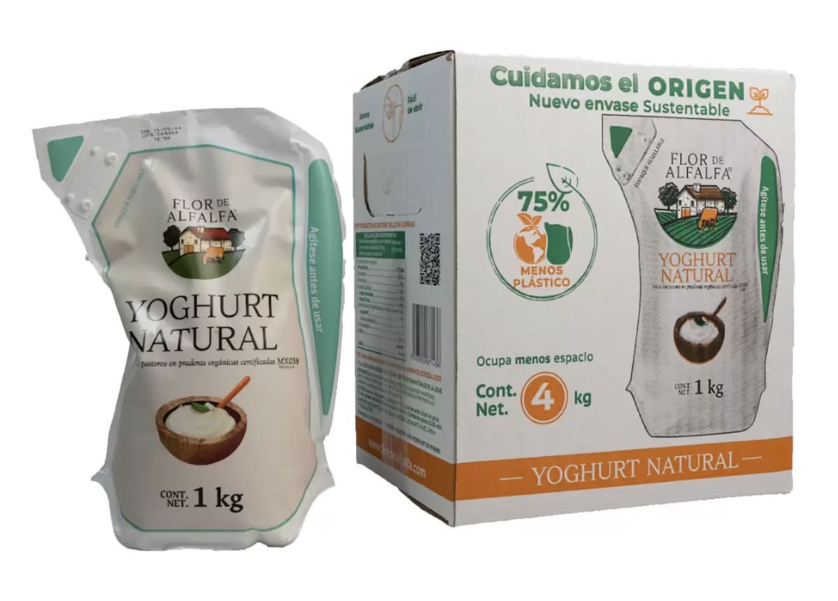 Flor de Alfalfa · Yoghurt natural (4 x 1 kg)