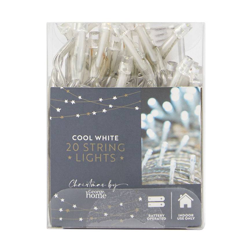 George Home Cool White, 20 String Lights