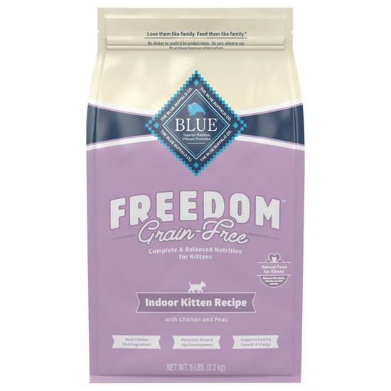 Blue Buffalo Freedom Indoor Kitten Recipe Dry Cat Food