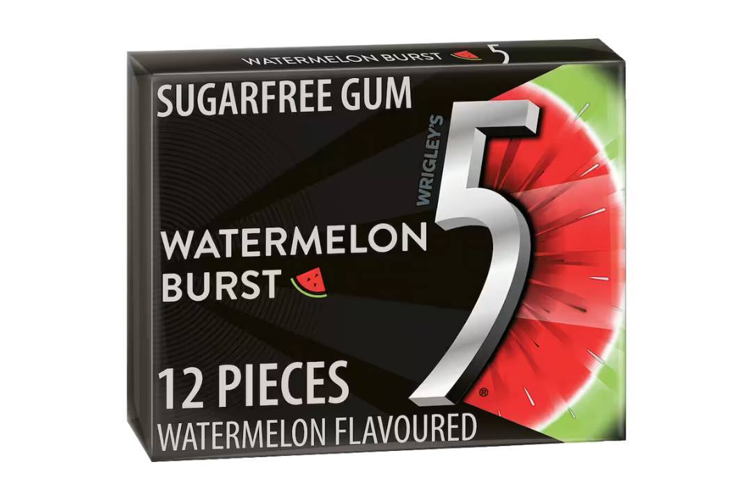 Wrigleys 5 Gum Watermelon Burst 12pc