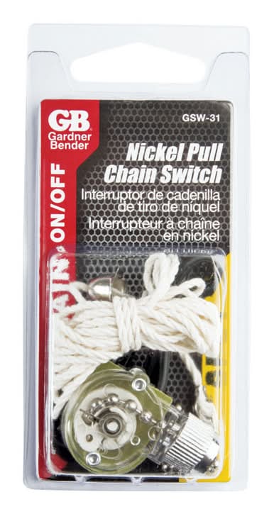 Gardner Bender Nickel Pull Chain Switch
