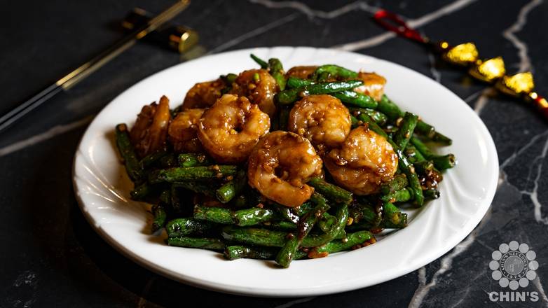 Shrimp & Szechwan String Beans