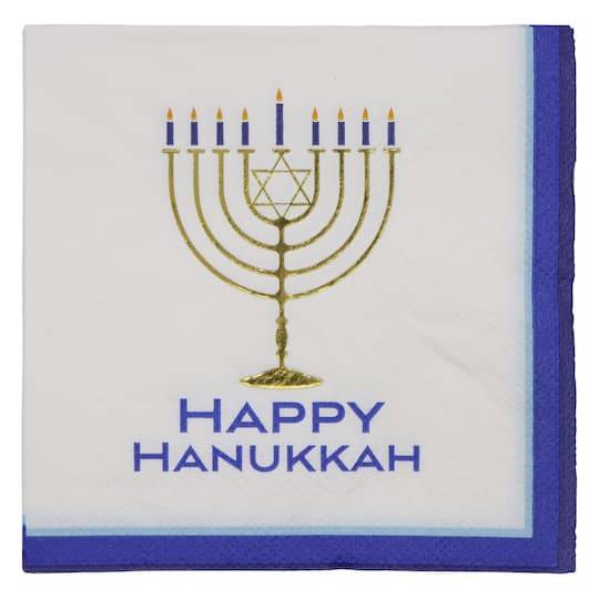 Happy Hanukkah Cocktail Napkins, 20Ct. By Ashland