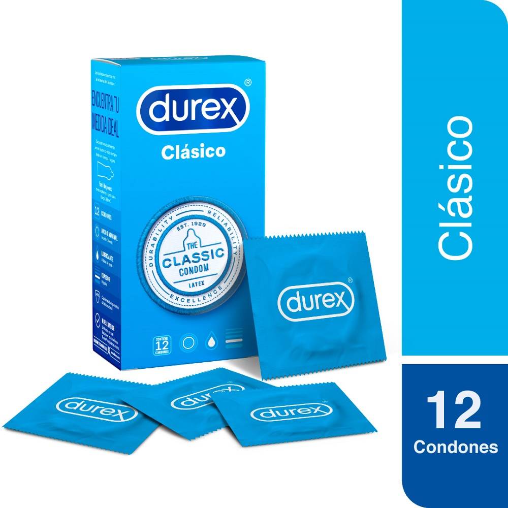 Durex Clasico 12un