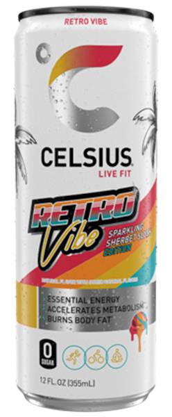Celsius Sparkling Retro Vibe 12oz