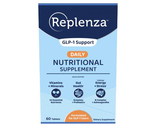 Replenza Glp-1 Support Daily Nutritional Dietary Supplement Tablets (60 ct)