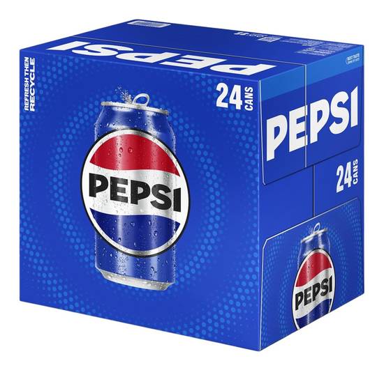 Pepsi Soda Cola (24 ct, 12 fl oz)