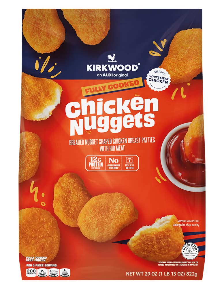 Kirkwood Fully Cooked White Meat Chicken Nuggets