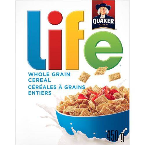 Quaker life céréale originale (450 g) - whole grain cereal (450 g)