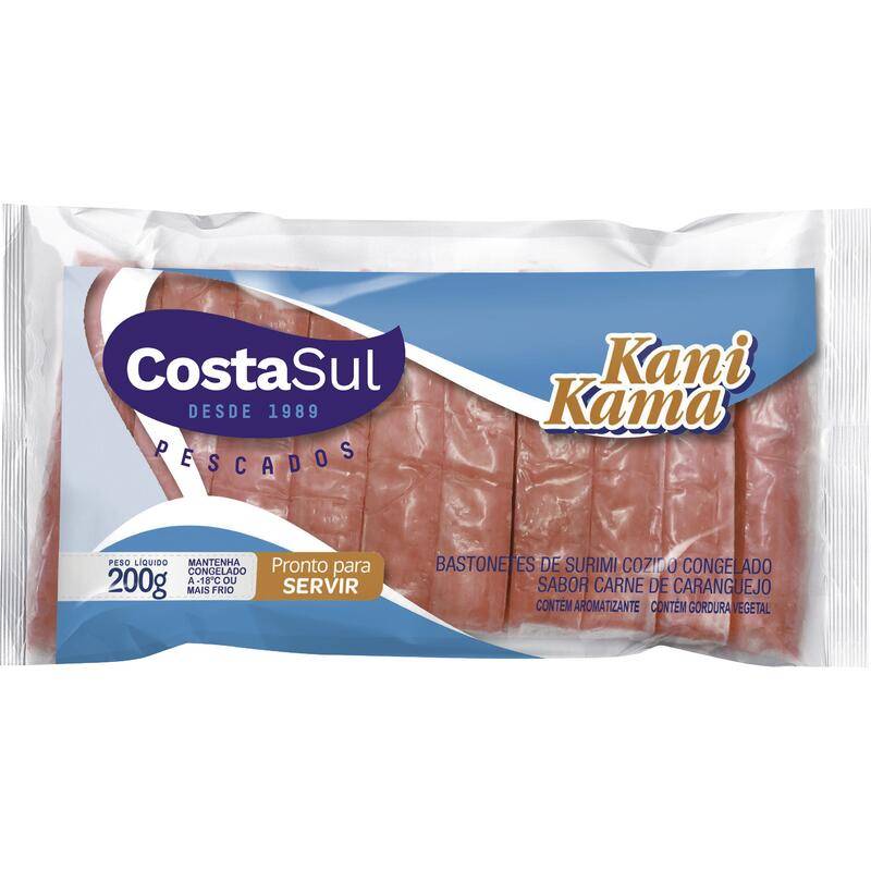 Costa sul bastonetes de surimi congelado kani kama (200 g)