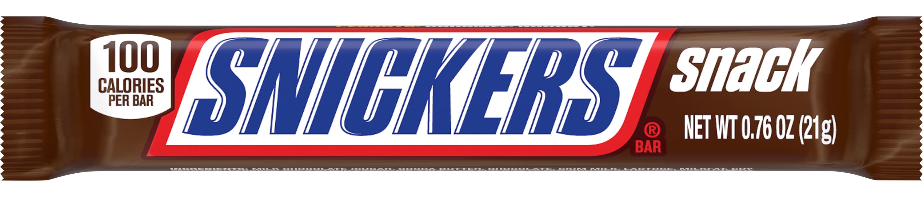 Snickers Chocolate Candy Snack Bar (0.76 oz)