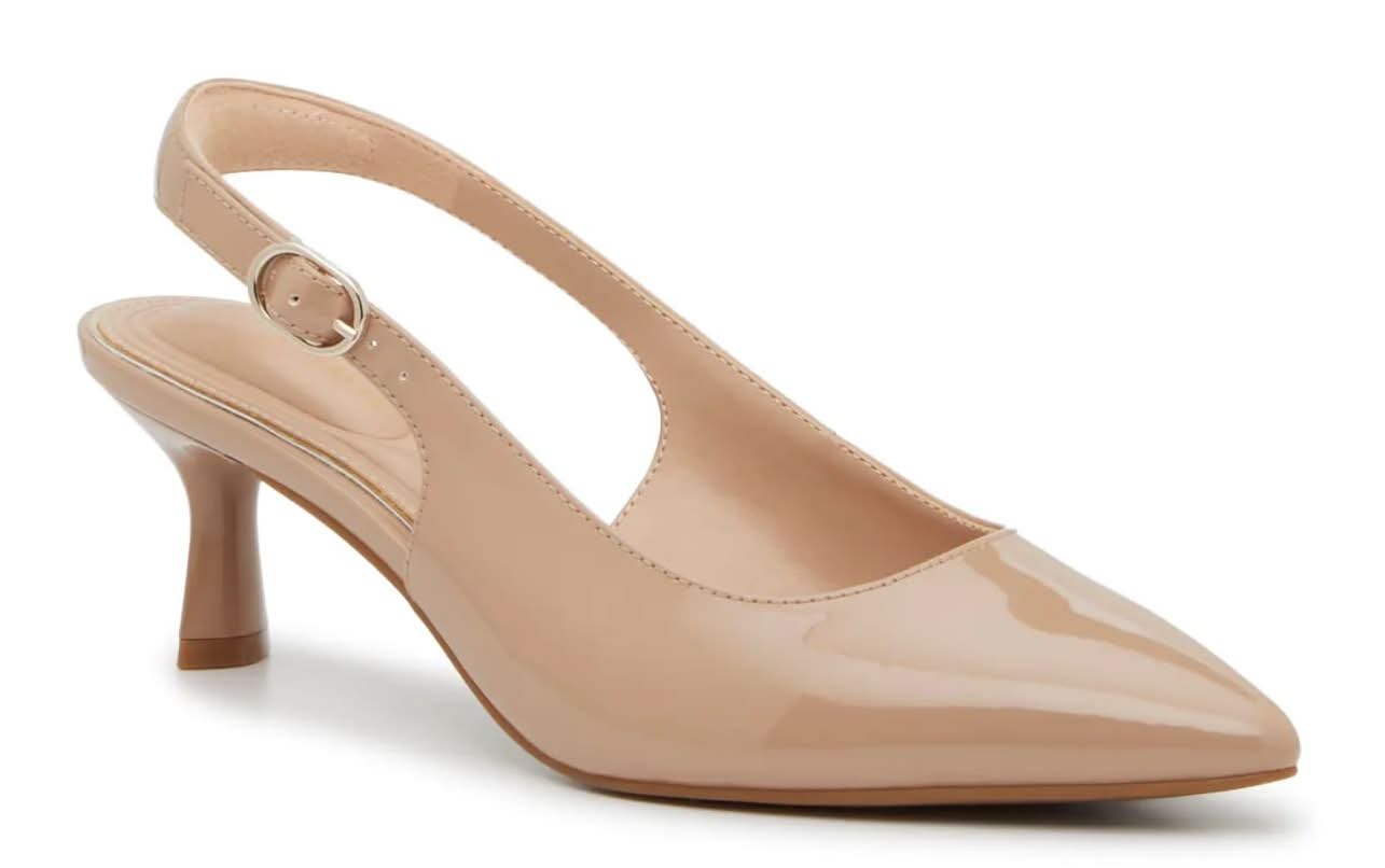 Kelly & Katie Jamet Pump (Beige Patent Synthetic Medium - 9)