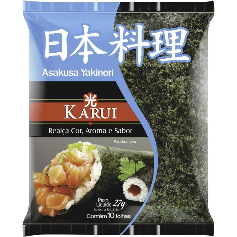 Karui algas marinhas asakusa yakinori (27 g)