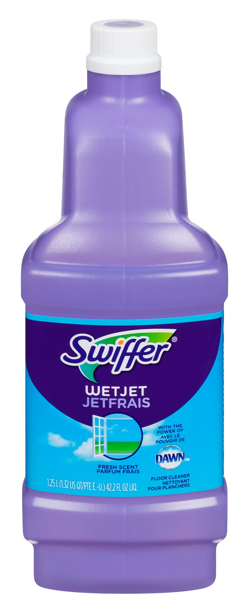 Swiffer Wetjet With the Power Of Dawn Floor Cleaner, Fresh (42 fl oz)