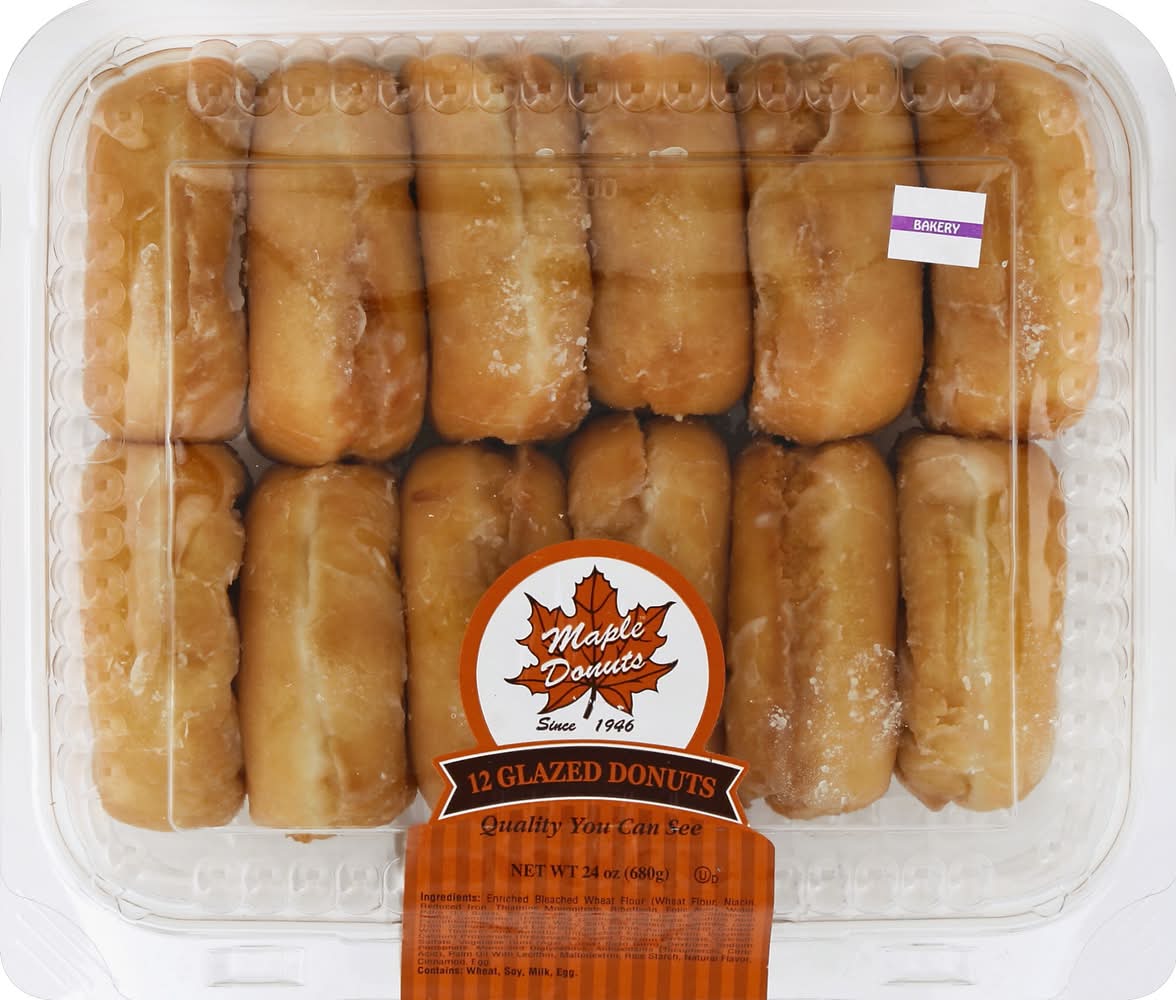 Maple Donuts Glazed (24 oz, 12 ct)