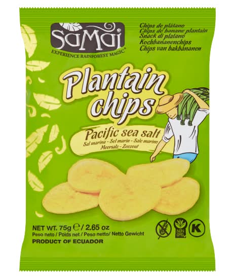 Samai Pacific Sea Salt, Plantain Chips (75g)