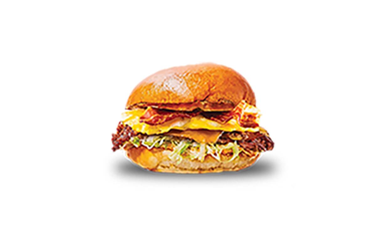 Menu smash bacon cheeseburger 