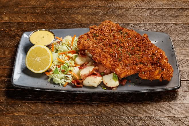 Pretzel-Crusted Pork Schnitzel