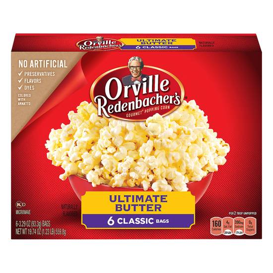 Orville Redenbacher's Popping Corn Ultimate Butter (6 ct)