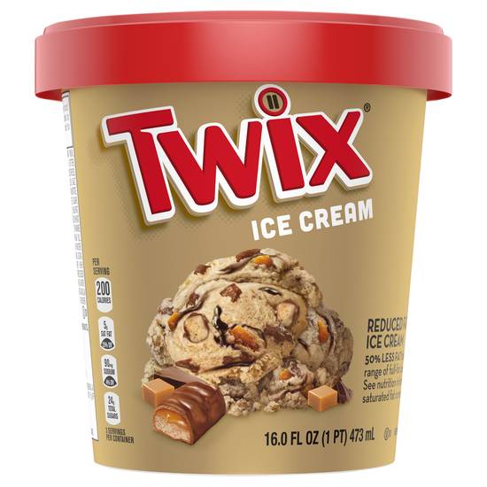 Twix Reduced Fat Caramel Ice Cream