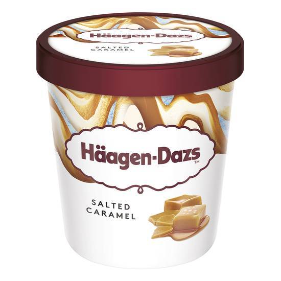 Häagen-dazs pot salted crème glacée au caramel