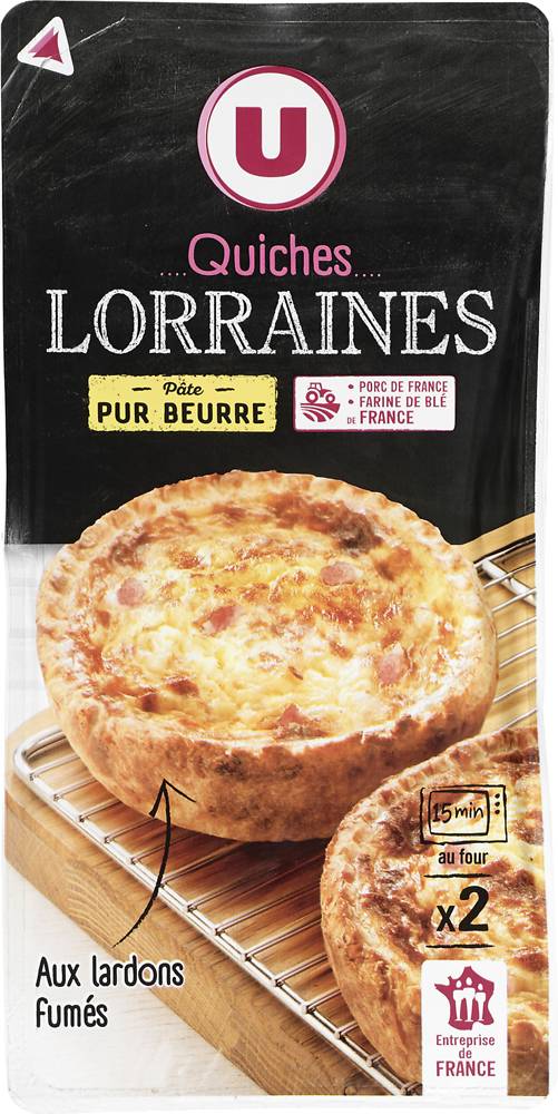 Quiches Lorraine x2 U 2x130 gr