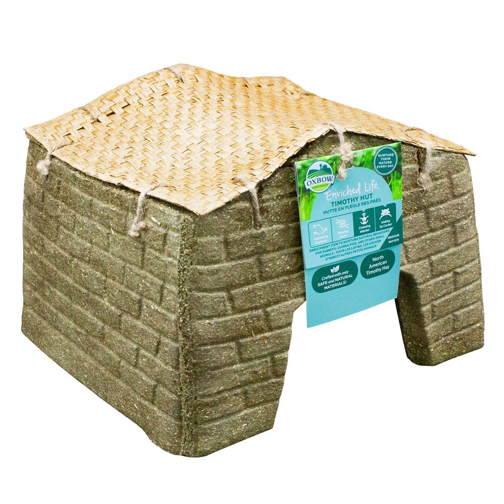 Oxbow Enriched Life Small Pet Timothy Hay Hut (medium/teal)