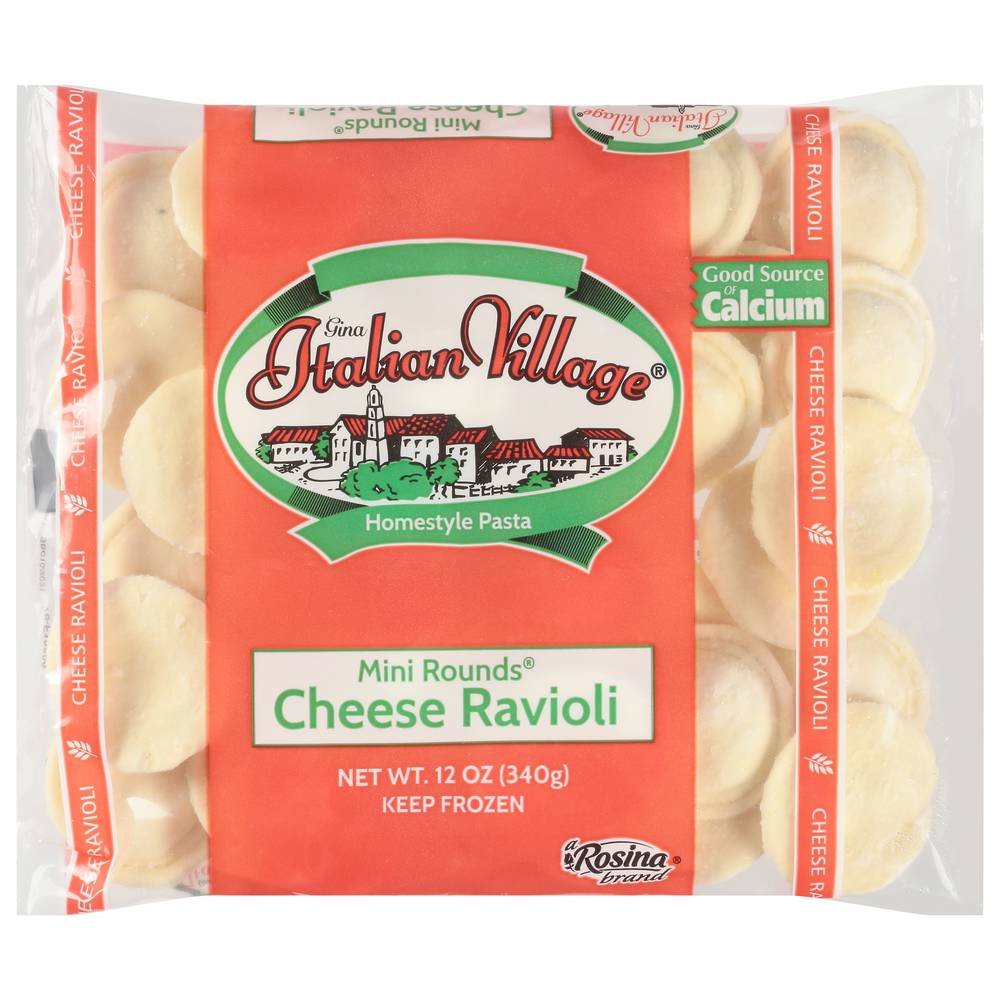 Italian Village Mini Round Cheese Ravioli (12 oz)